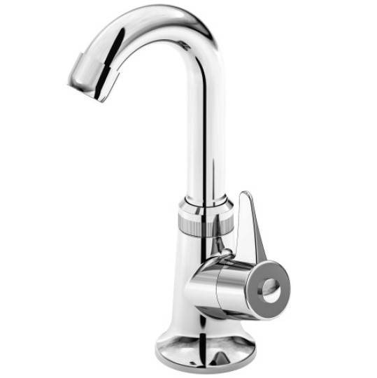 TORNEIRA PARA LAVATORIO DE BANCADA | BICA MOVEL | 1/4 | ABS CROMADO | JAPI