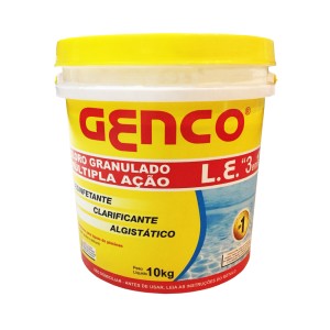 CLORO MULTIPLA ACAO 3 em 1 | 10kg | BALDE | GENCO