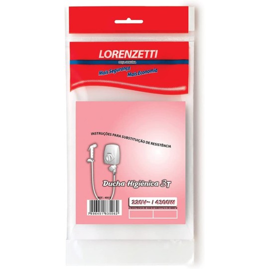 RESISTENCIA P/DUCHA HIGIENICA 400E | 3T | 4300W | 220V | LORENZETTI